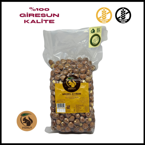 Hazelnoten Bruin Rauw (500 gram) Vacuüm verpakt